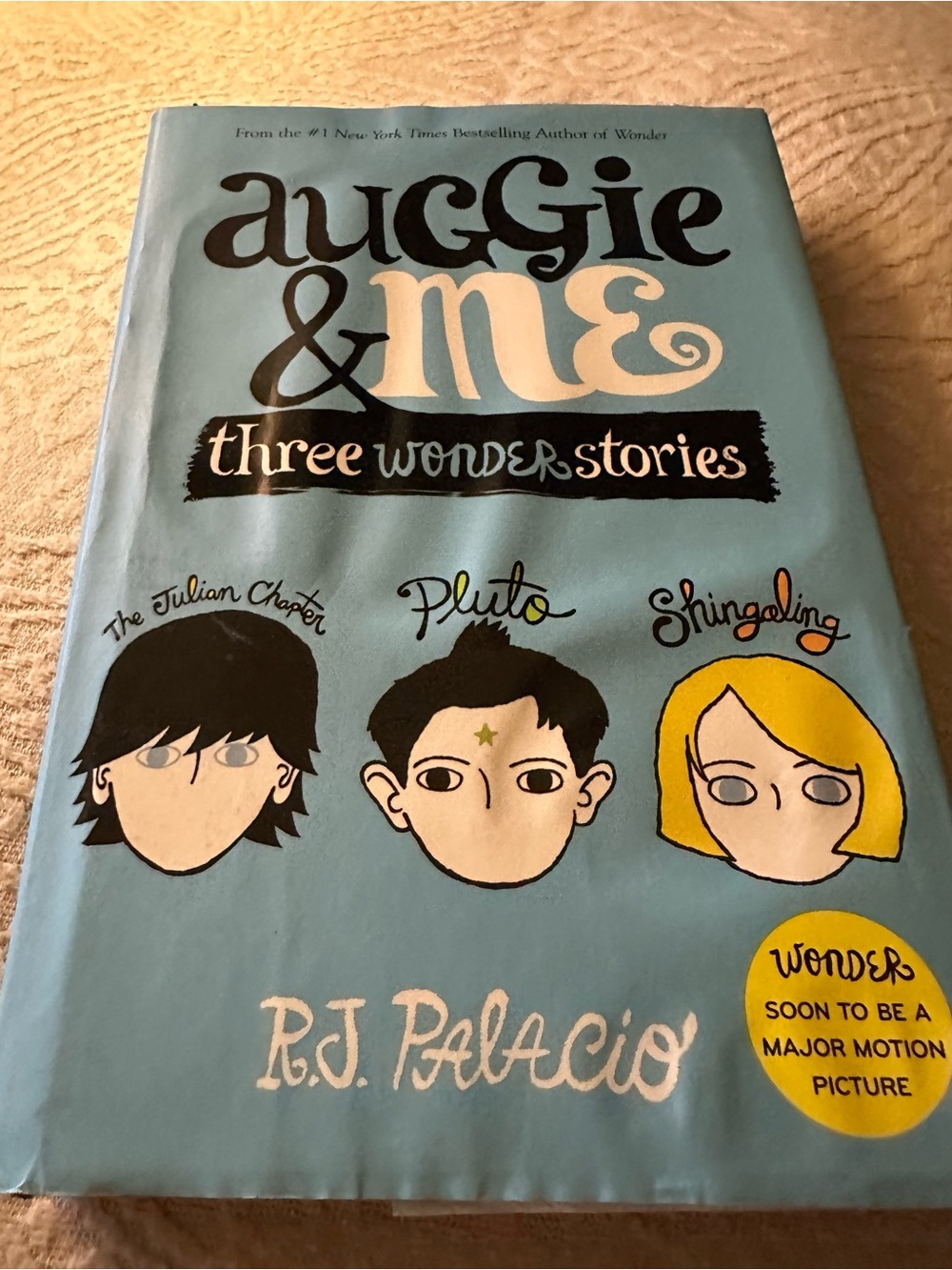 Auggie & Me Three Wonder Stories - Light Blue Hardcover